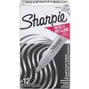 Sharpie Marker, Metallic, Chisel Point, 2/5"x5-1/2"x3/5", 12/DZ, GY PK SAN2089638